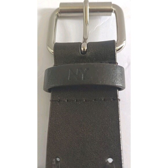 New York & Company  Genuine Leather Belt Size Medium Brown Women's 1.5" Wide - Picture 6 of 9